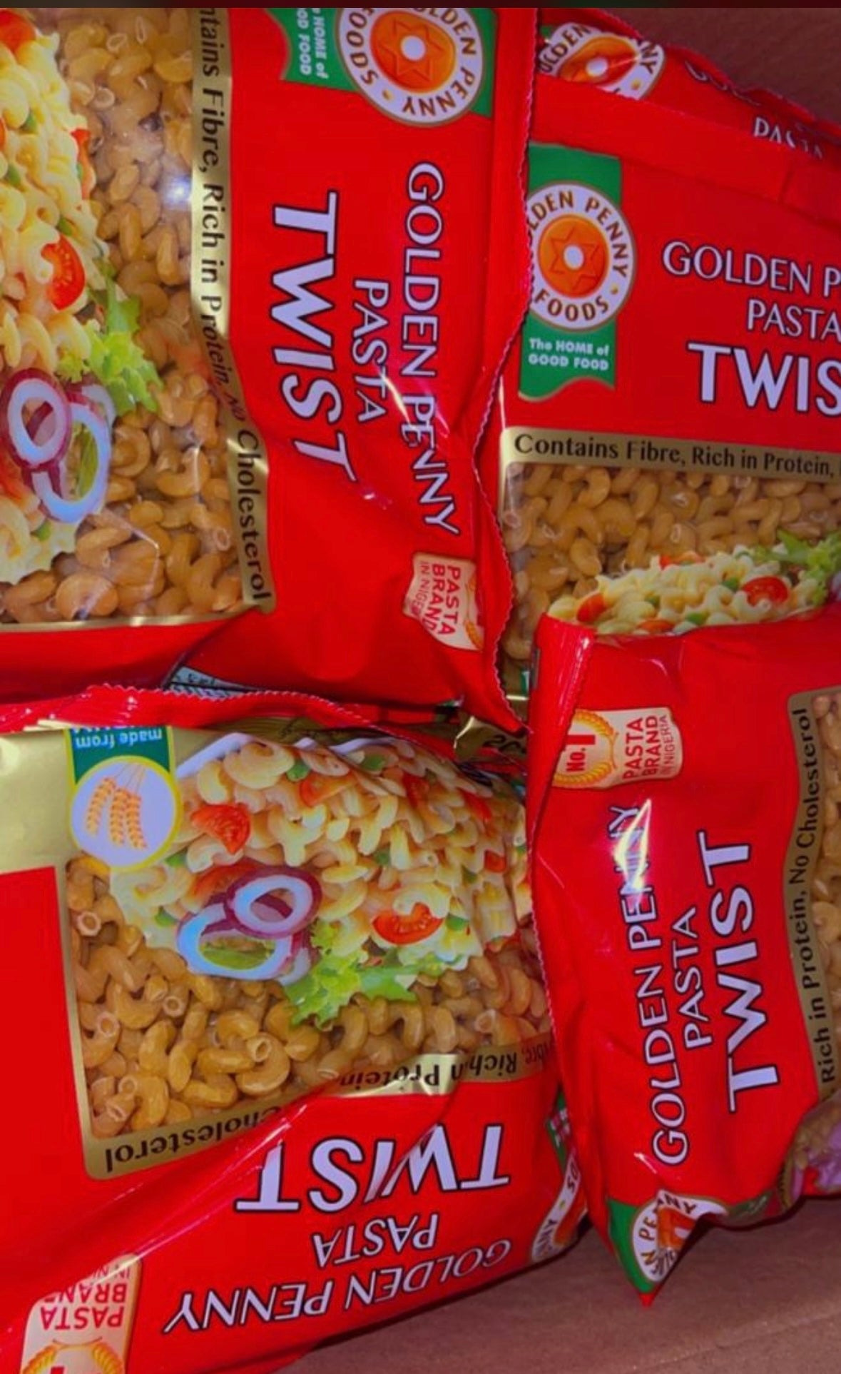 Golden penny pasta twist