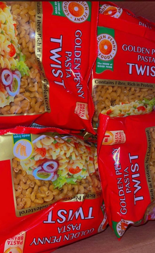 Golden penny pasta twist