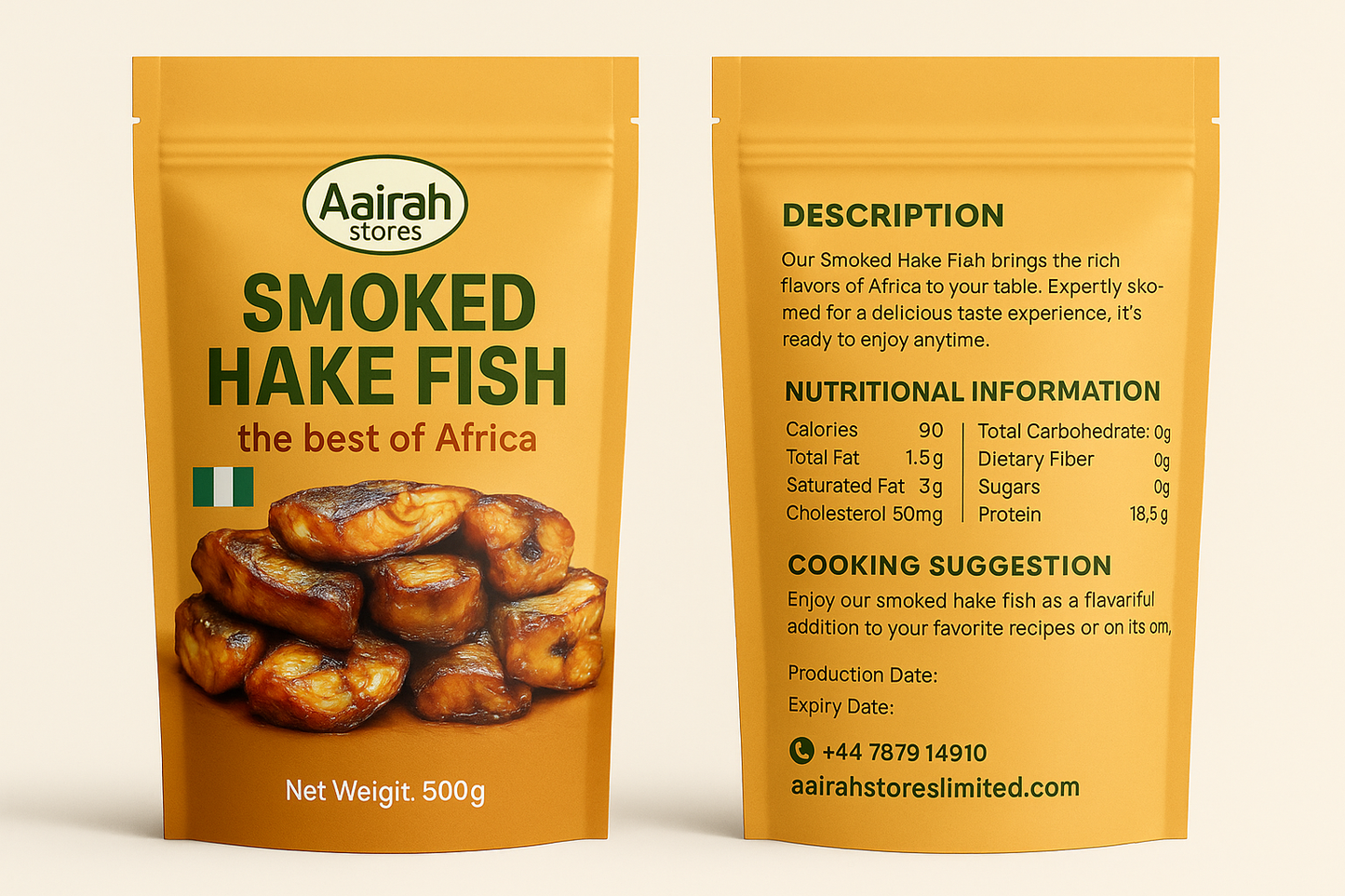 Smoked Hake fish(Panla)