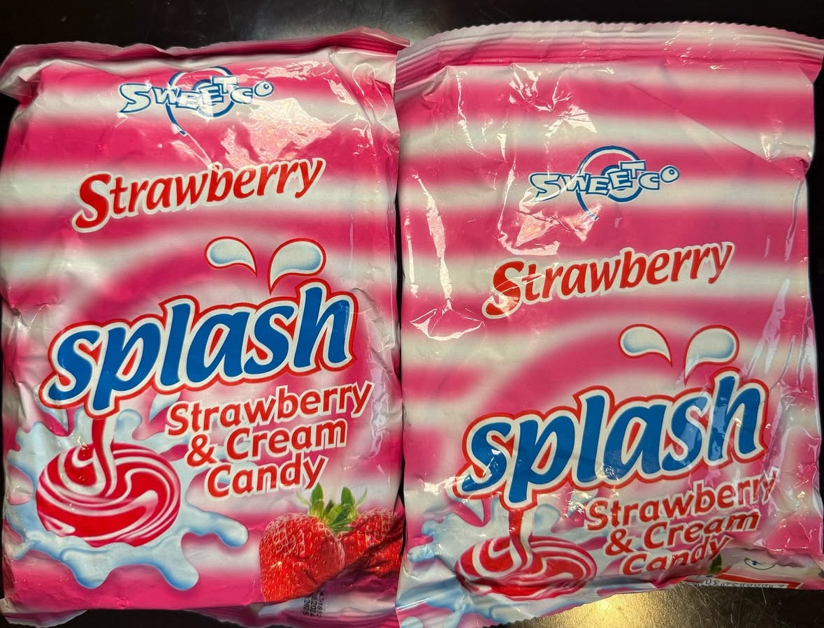 Sweetco splash strawberry candy