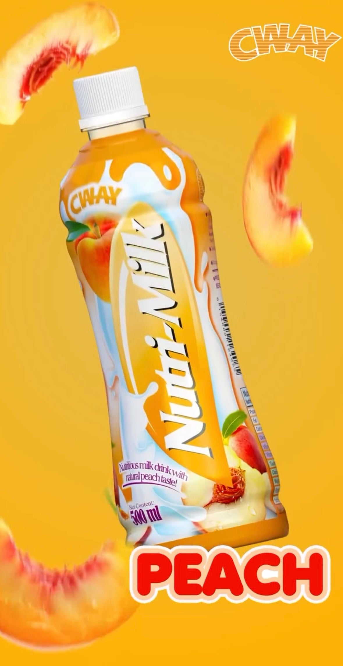 Nutrimilk (peach flavor)