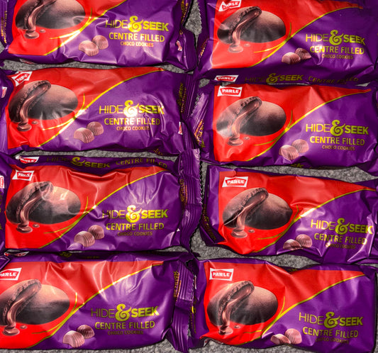 Hide & seek chocolate filled cookies